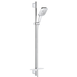 Sprchový set Grohe Rainshower SmartActive Cube na stenu s poličkou chróm 26586000