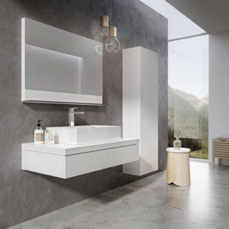 Koupelnová skříňka pod umyvadlo Ravak Formy 100x55 cm bílá X000001030