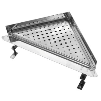 Rohový odtokový žlab 30x30 cm nerez ZLABROH