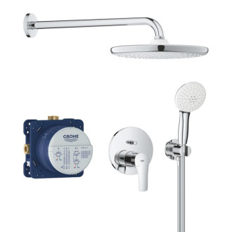 Sprchový systém Grohe Eurosmart vrátane podomietkového telesa chróm 25288000