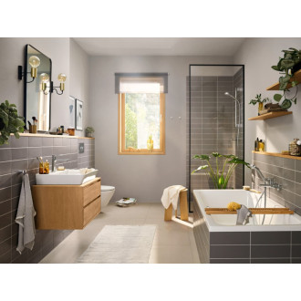 Umyvadlová baterie Hansgrohe Rebris E s výpustí chrom 72559000