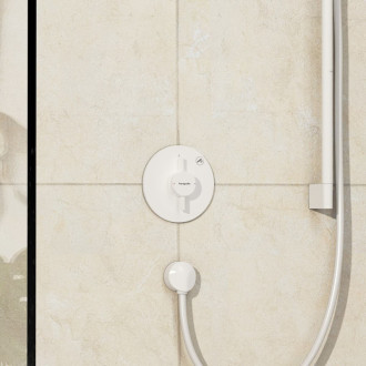 Sprchová baterie Hansgrohe DuoTurn S bez podomítkového tělesa matná bílá 75618700