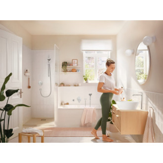 Vaňová batéria Hansgrohe Rebris S bez podomietkového telesa chróm 72466000