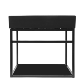 Konštrukcia s umývadlom Naturel Industrial 59x45x45 cm čierna mat KONZOLEUM60CUC