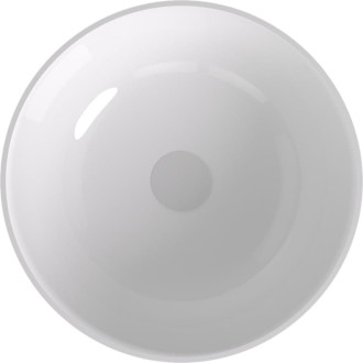 Umývadlo na dosku Polysan Banera 39x39 cm biela matná bez prepadu 14337