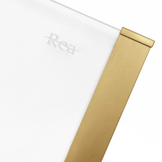 Rea Sprchovací kút REA SOLAR - zlatý Brush 100x80 KPL-96020