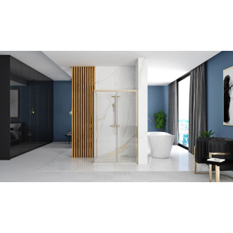 Rea Sprchovací kút REA SOLAR - zlatý 90x90 KPL-K4900