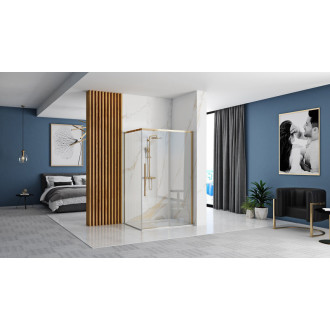Rea Sprchovací kút REA SOLAR - zlatý 90x90 KPL-K4900