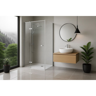 REA Sprchovací kút Atlas 80x90 Chrome KPL-K4463