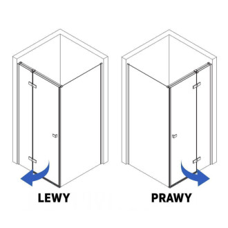REA Sprchovací kút Atlas 120x90 Chrome KPL-K4467