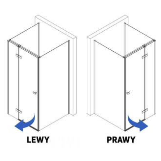 REA Sprchovací kút Atlas 100x90 Chrome KPL-K4864