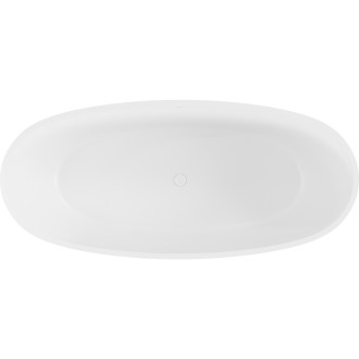 Voľne stojaca vaňa Mexen Torino z konglomerátu 175 x 78 cm, matná biela - 57271757800