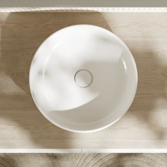 Umývadlo na dosku Hansgrohe Xuniva S 40x40 cm bez otvoru pre batériu, bez prepadu 61071450