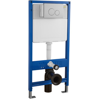 CERANO - Ovládacie tlačidlo WC modulov Lite/Duo - ABS - chróm