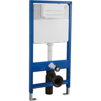 CERANO - Ovládacie tlačidlo WC modulov Lite/Line - sklo - biela lesklá