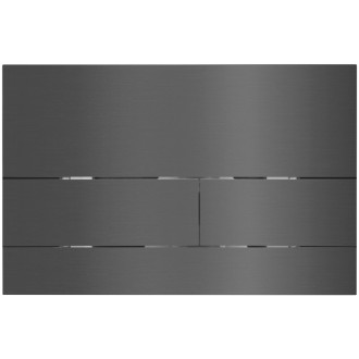 CERANO - Ovládacie tlačidlo WC modulov Lite/Line - nerezová oceľ - grafit/gun metal