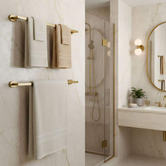 Rea Kúpeľňový vešiak Til 101 Brush Gold REA-88003