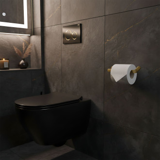 Rea Držiak na toaletný papier 109 Til Brush Gold REA-88047