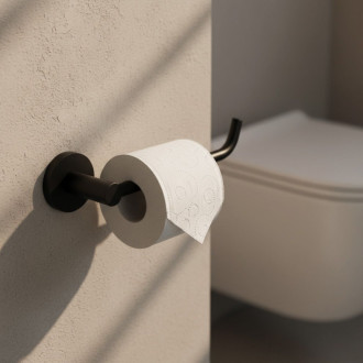 Rea Držiak na toaletný papier 5609 Leo Black REA-88063