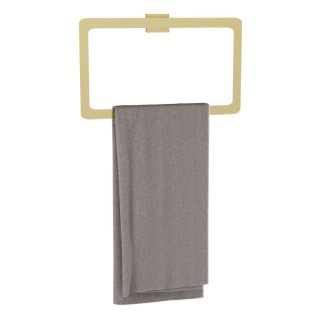 Rea Kúpeľňový vešiak Ring 210 OSTE BRUSH GOLD REA-88073
