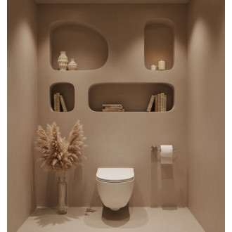 Rea Držiak na toaletný papier Tomi 5809 Brush Nickle REA-88056