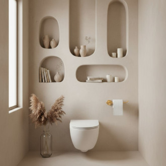 Rea Držiak na toaletný papier Tomi 5809 Brush Gold REA-88057