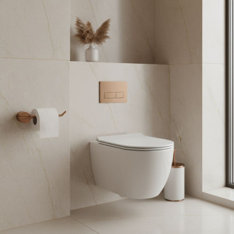 Rea Držiak na toaletný papier Tomi 5809 Brush Copper REA-88055