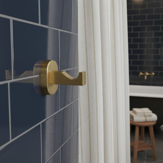 Rea Kúpeľňový vešiak Nico 5905 Brush Gold REA-88039