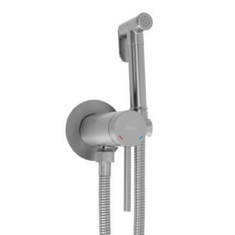 Podomietková bidetová batéria Foss Clif Brush Nickel
