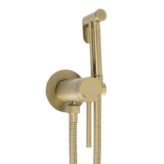 Podomietková bidetová batéria Foss Clif Brush Gold