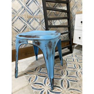 27572001 CELLENA stolička, modrá, kov výška 48cm