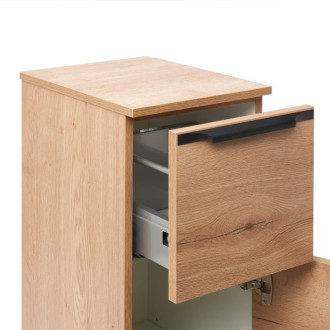 Kúpeľňová skrinka nízka Naturel Nobia 30x86x35 cm dub sierra pravá NOBIAN30PDSN