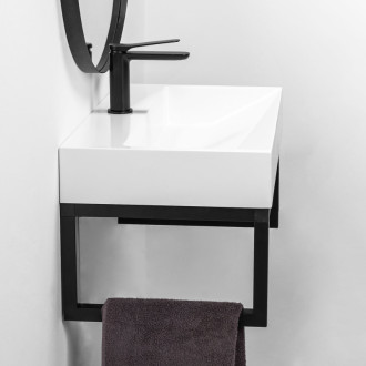 Rea Konglomerátové umývadlo na dosku REA GOYA 60 cm + konzola KPL-U8901