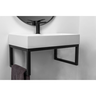 Rea Konglomerátové umývadlo na dosku REA GOYA 60 cm + konzola KPL-U8901