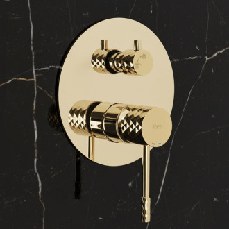 Rea Podomietková sprchová sada Rea Lungo Diamond Gold+ BOX REA-P6964