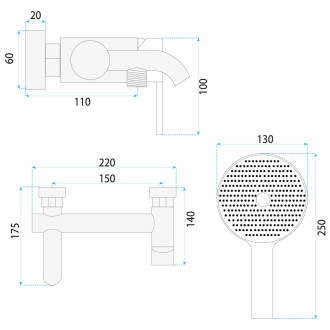 Rea Vaňová batéria Rea FOSTER Nickel Brush REA-B6326