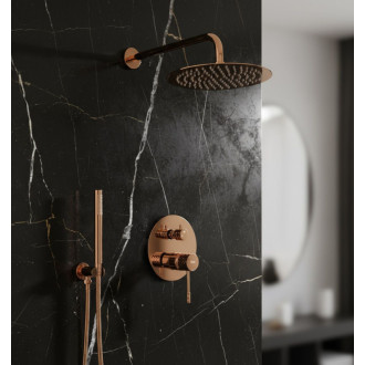 Rea Podomietková sprchová sada Rea Lungo Diamond Copper + BOX REA-P5657