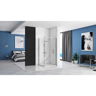 Rea Sprchová kabína REA Rapid Swing Chróm KPL-K5756