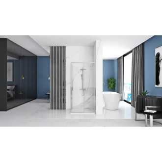 Rea Sprchová kabína Rapid Slide Chróm KPL-K5457