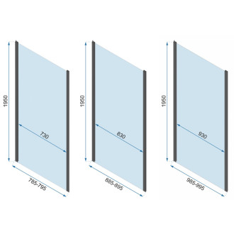 Rea Sprchová kabína REA Rapid Slide Chrome KPL-K05457