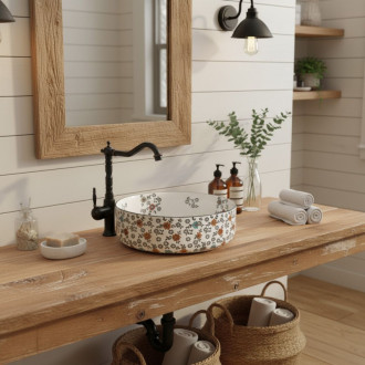 Rea Umývadlo na dosku Rea Stefania Fiori REA-U9853