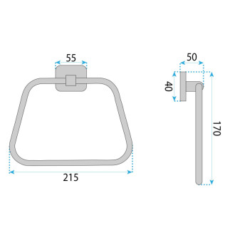 Rea Kúpeľňový vešiak 5910 Nico Gold REA-88081