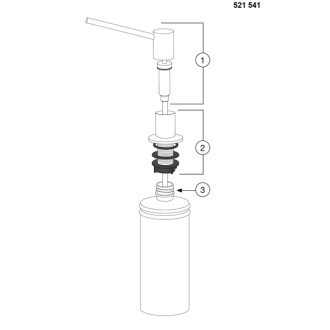Blanco TORRE dávkovač saponátu 526 430