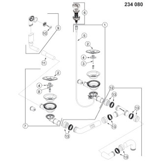 Blanco AXIA III 6S-F drez do roviny čierna granit 525 852