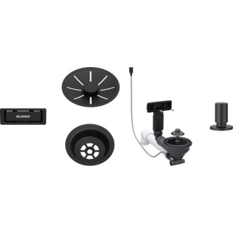 Blanco Odtoková sada 1x3,5'' InFino s tiahlom odtoková sada čierna matná 207426