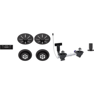 Blanco Odtoková sada 2x3,5'' InFino s tiahlom odtoková sada čierna matná 207442