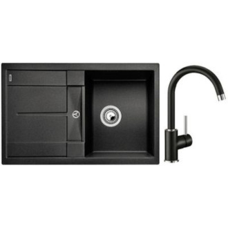 Set drezu a batérie Blanco Metra 45 S 78x50 cm antracit SETB1