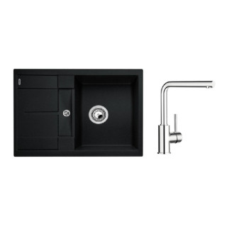 Set drezu a batérie Blanco Metra 45 S 78x50 cm antracit SETB3 SETB3