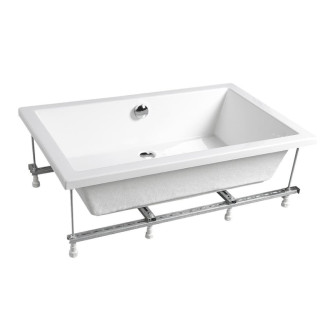 Sprchová vanička obdĺžniková s konštrukciou Polysan Deep 130x75 cm akrylát 72943