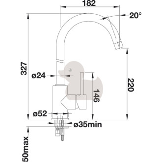 Set drezu a batérie Blanco 09 METRA 45 S 78x50 cm antracit + MIDA SETB2